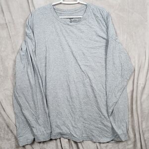 Nike Loose Fit Long Sleeve Shirt Gray 3XL